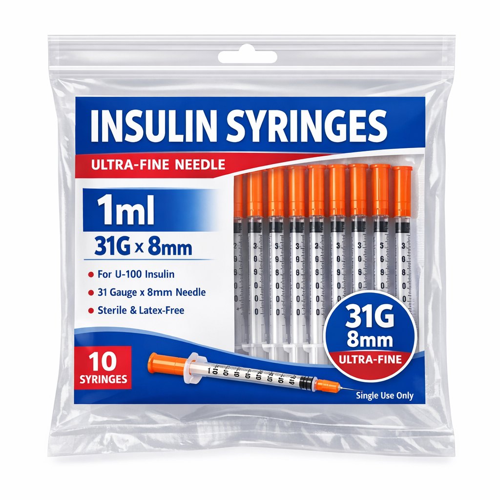 Insulin Syringes (Research Use Only)